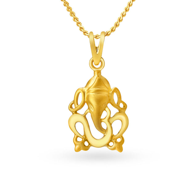 Ganesha Gold Pendant
