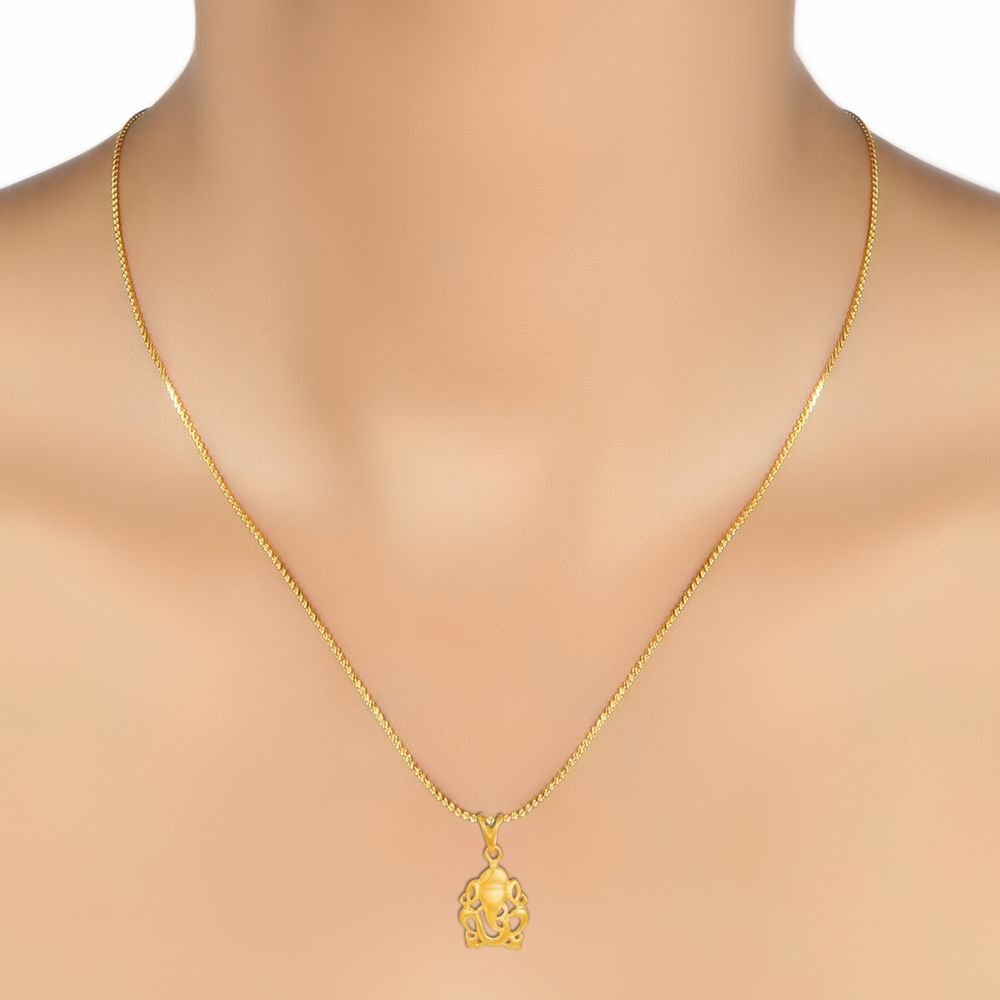 Ganesha Gold Pendant