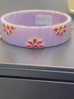 Lavender Silk Thread Bangle