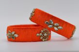 Royal Amivie Floral Silk Bangle – Model 01