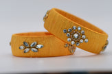 Royal Amivie Floral Silk Bangle – Model 01