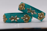 Royal Amivie Floral Silk Bangle – Model 01