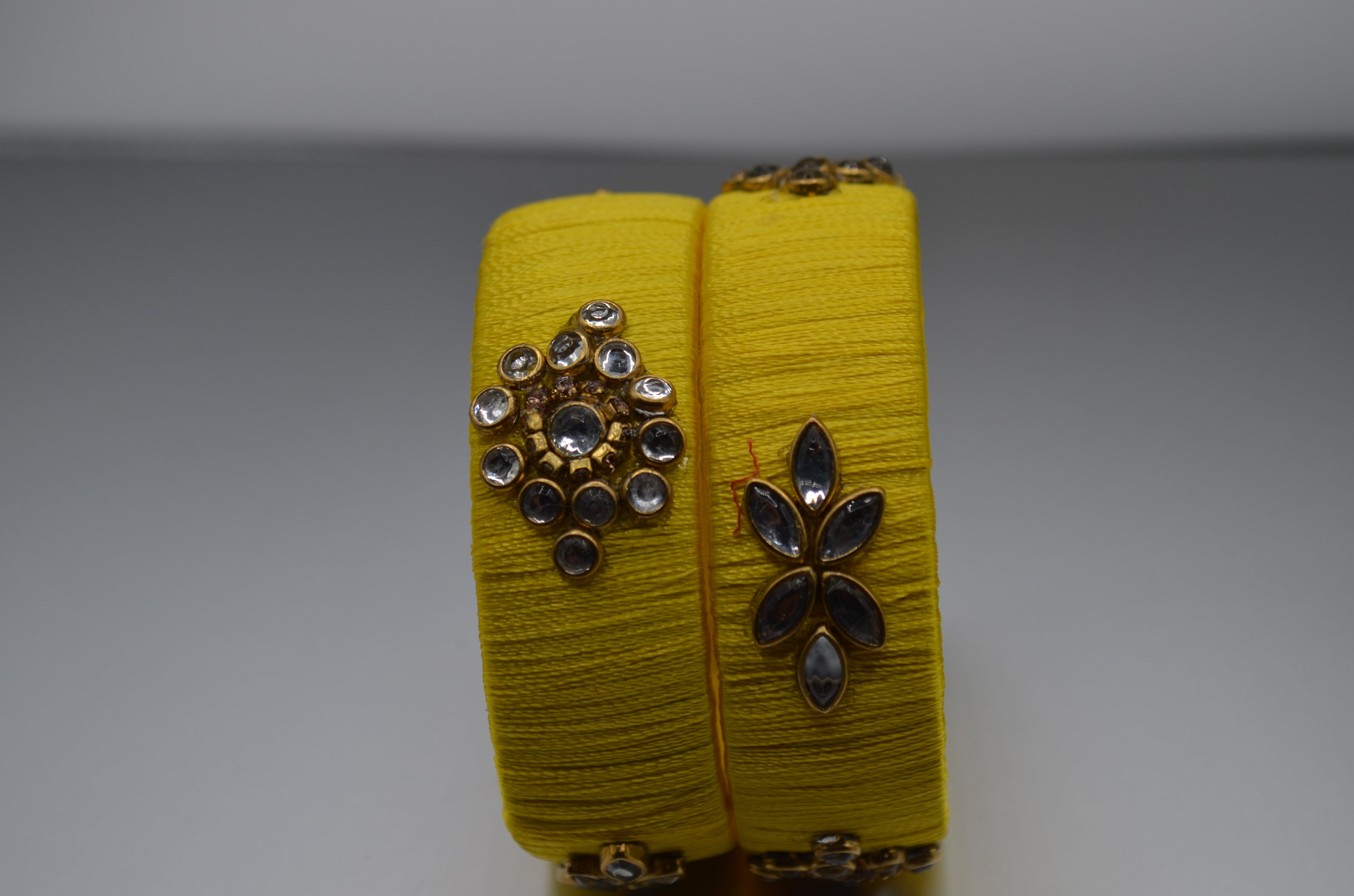 Sunshine Glow Thread Bangles