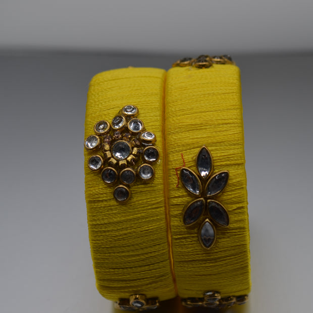 Sunshine Glow Thread Bangles