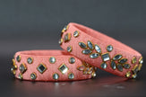 Amivie Regal Stone Thread Bangle – Model 02