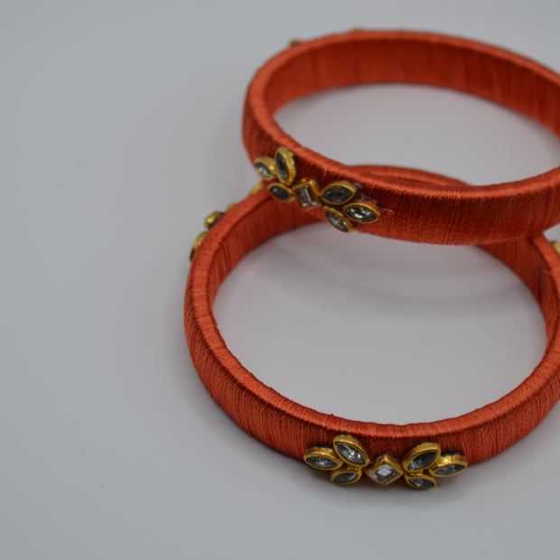 Sunset Glow Thread Bangles