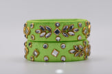 Amivie Regal Stone Thread Bangle – Model 02