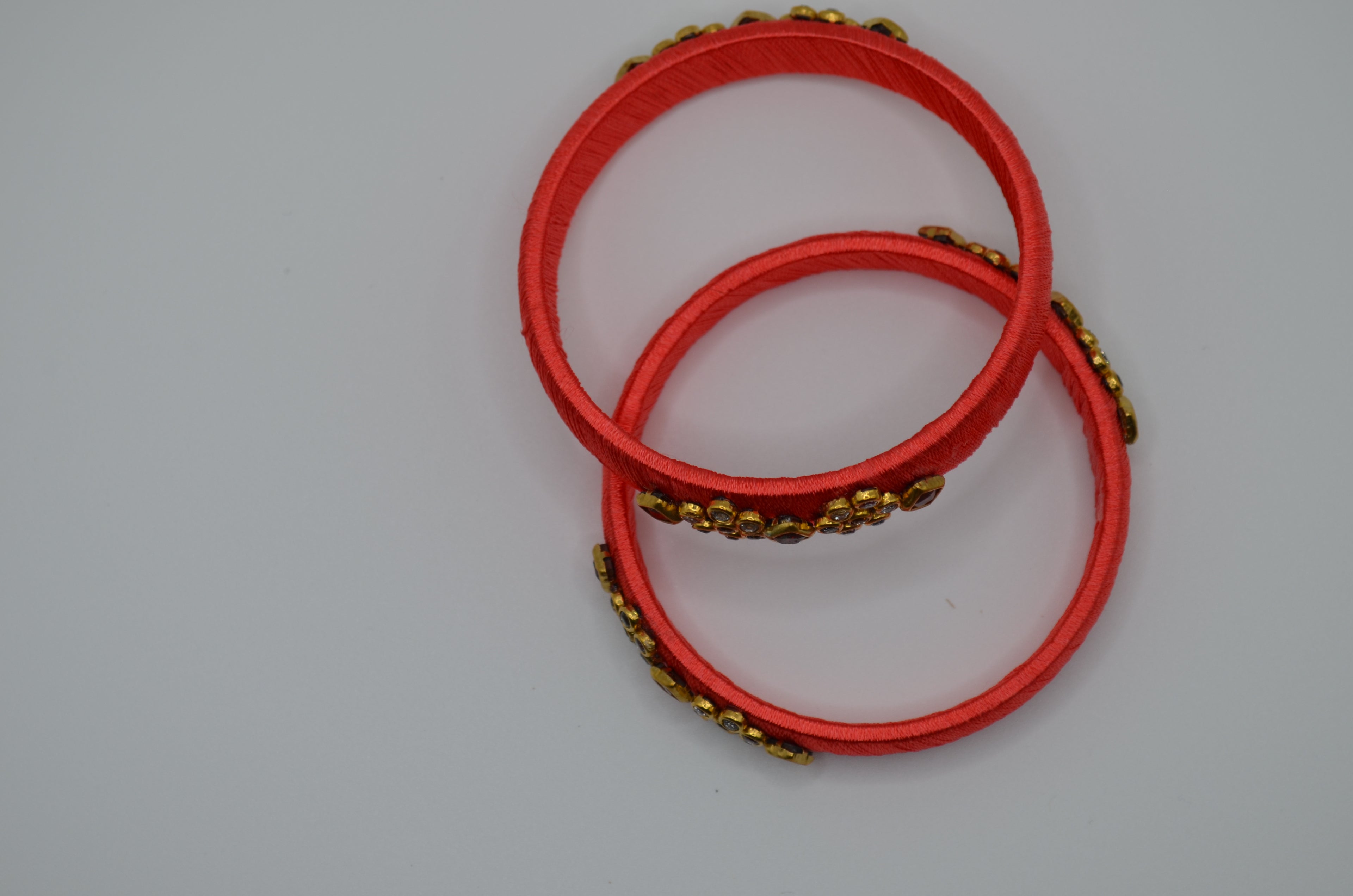 Sunset Glow Thread Bangles