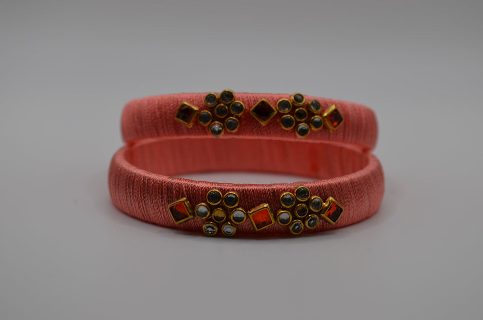 Peach Blossom Bangles