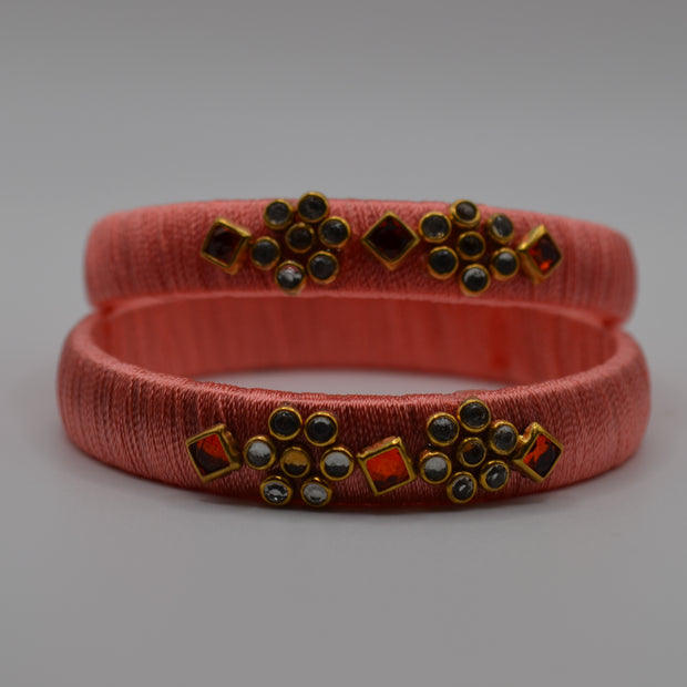 Peach Blossom Bangles