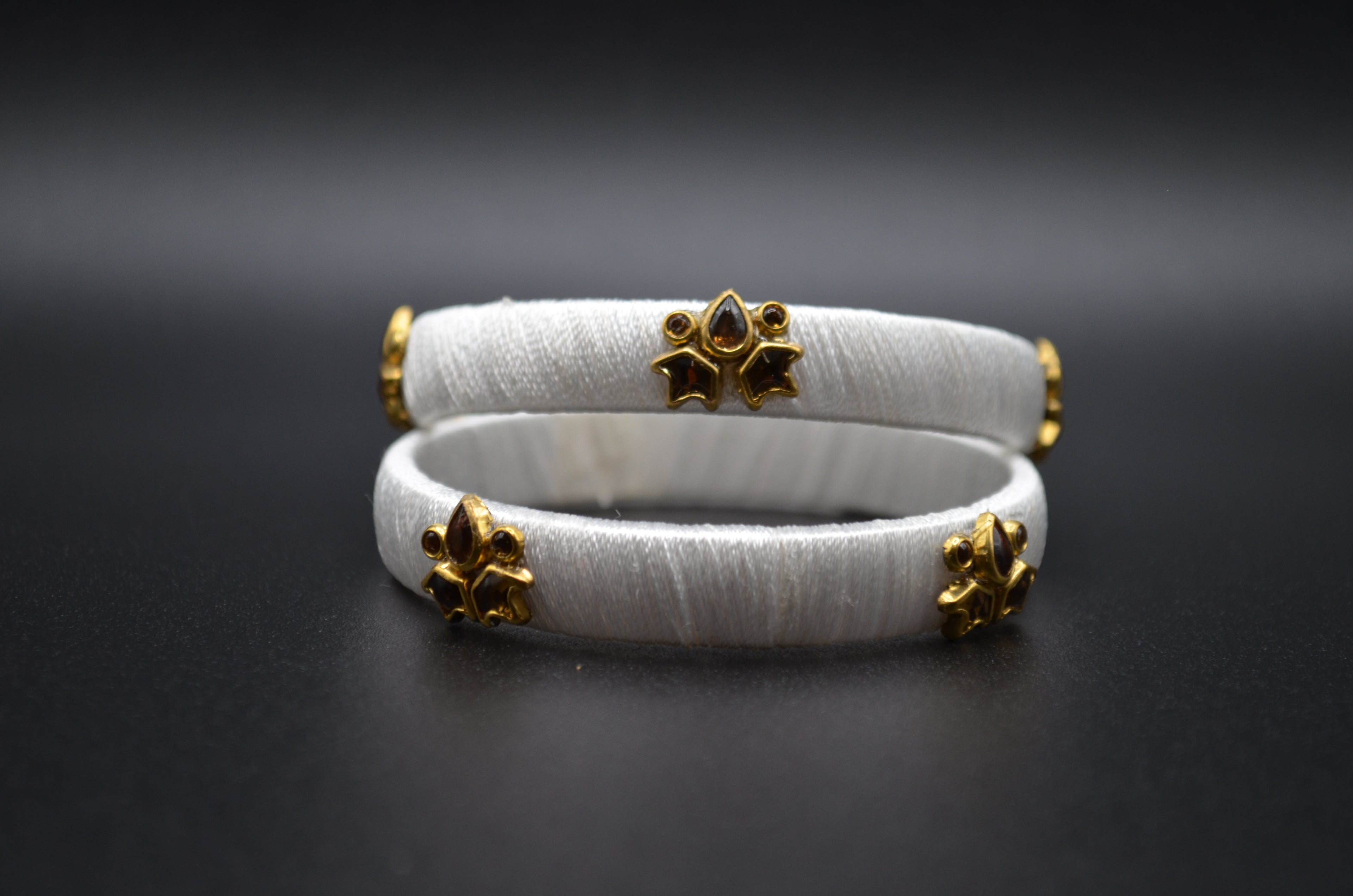 Pearl White Grace Bangles