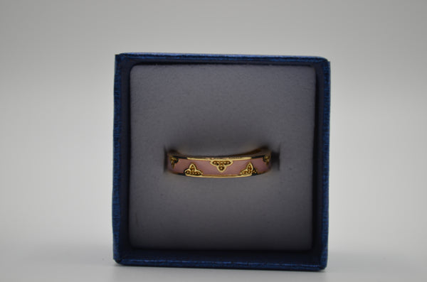 Ornate Enamel Charm Finger Ring