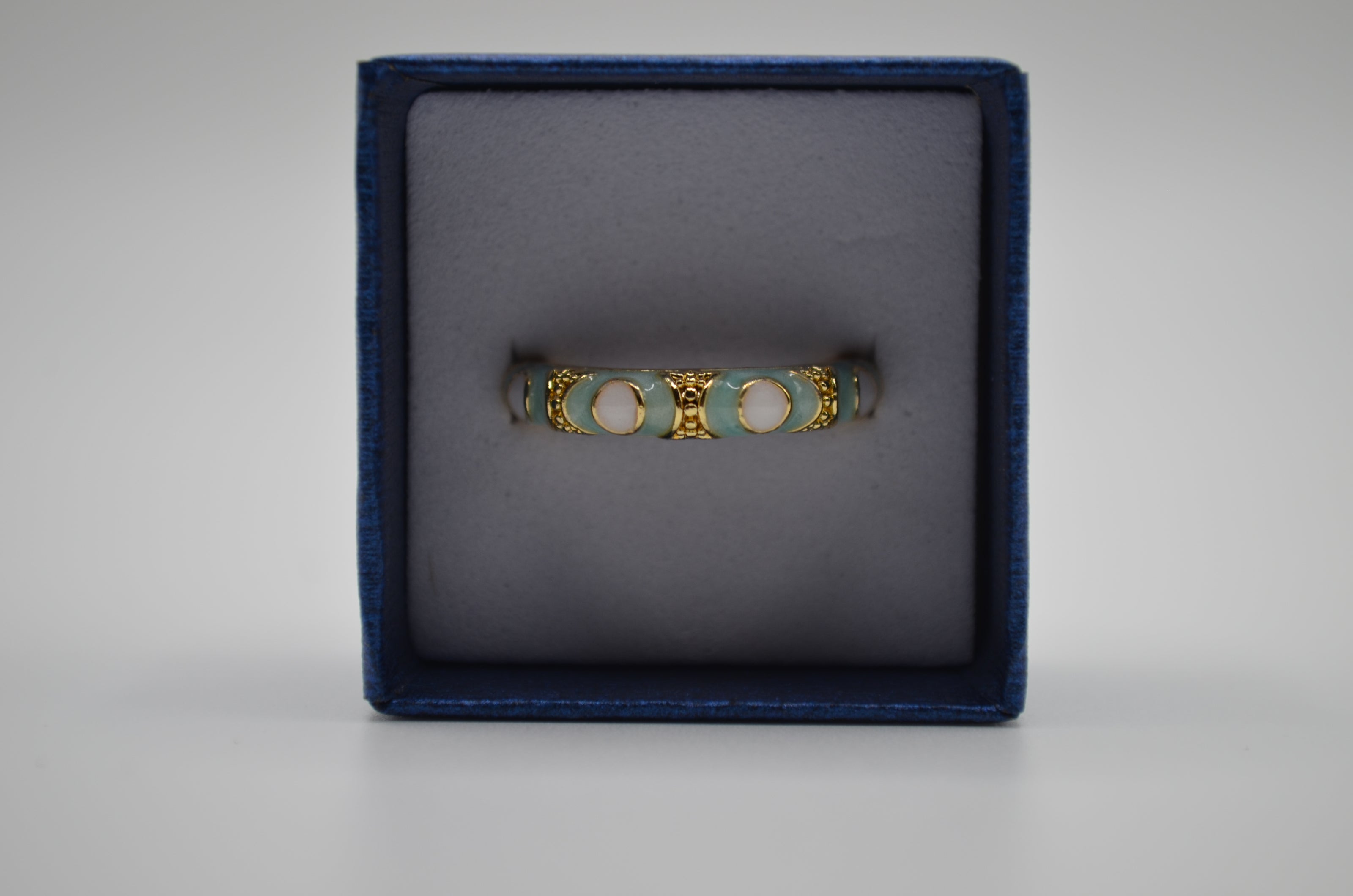 Celestial Enamel Glow Finger Ring