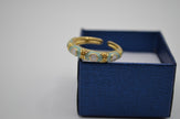 Celestial Enamel Glow Finger Ring