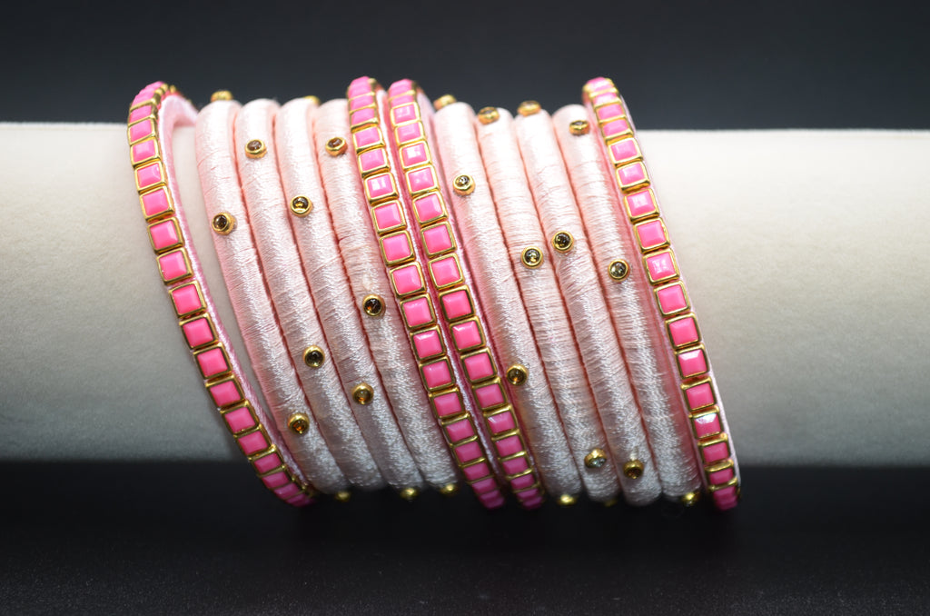 Royale Gleam Thread Bangle Set (Set of 4)