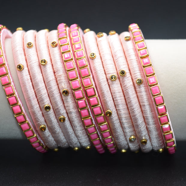 Royale Gleam Thread Bangle Set (Set of 4)