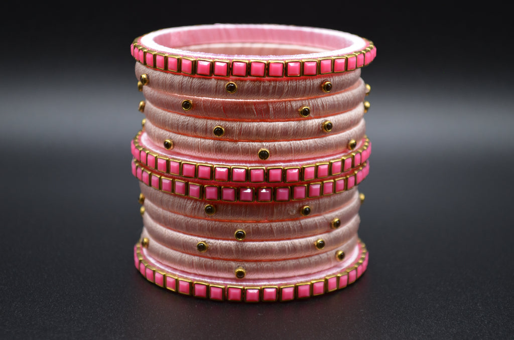 Royale Gleam Thread Bangle Set (Set of 4)
