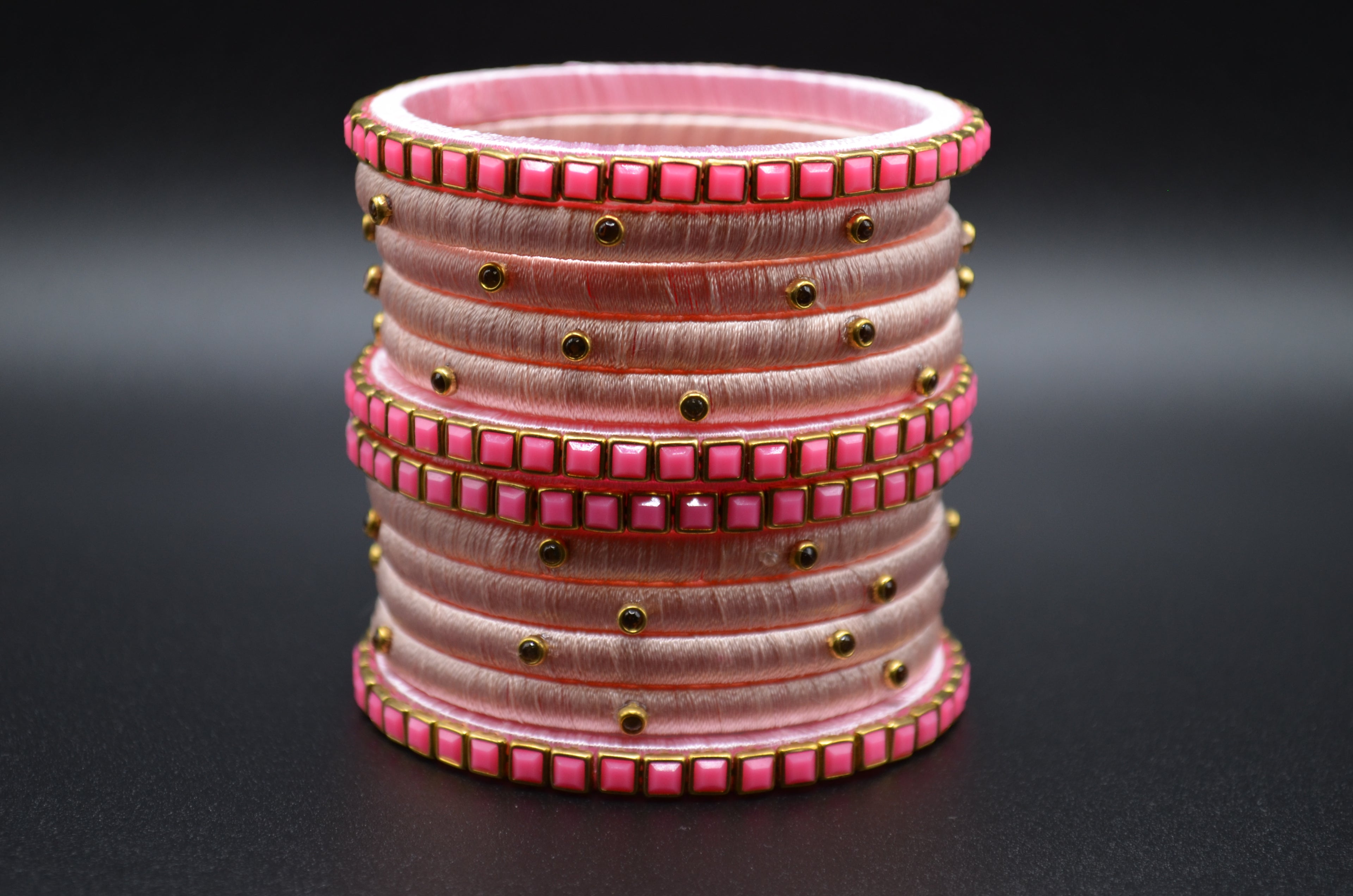 Royale Gleam Thread Bangle Set (Set of 4)