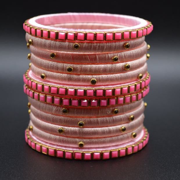 Royale Gleam Thread Bangle Set (Set of 4)