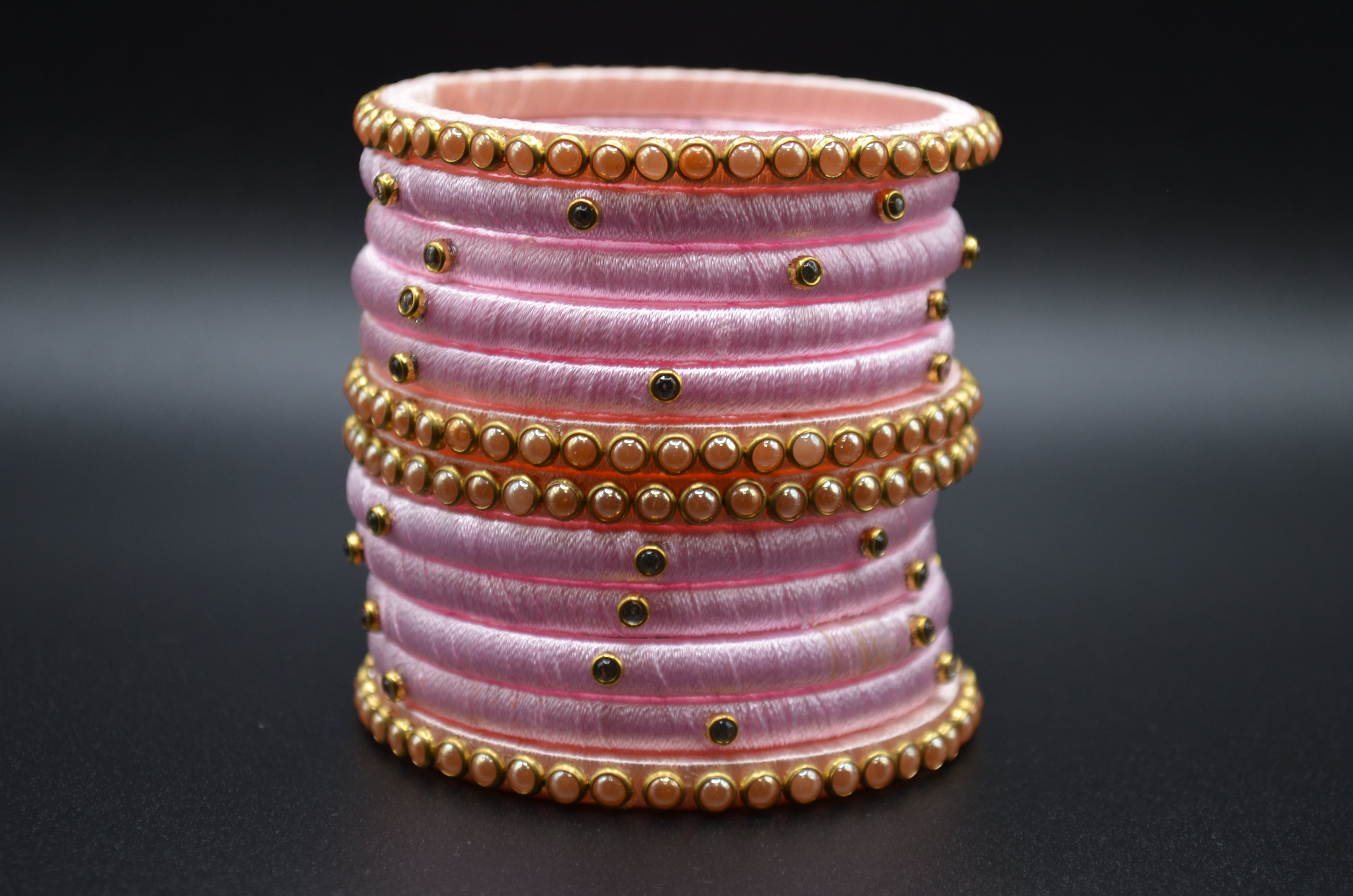 Royale Gleam Thread Bangle Set (Set of 4)