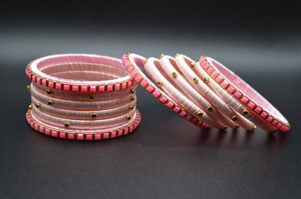 Royale Gleam Thread Bangle Set (Set of 4)