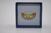 Candy Bloom Enamel Stone Ring