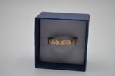 Pearl Petal Enamel Adjustable Ring