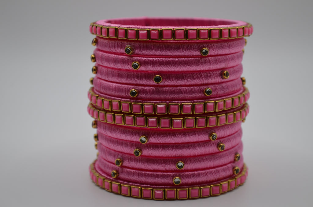 Royale Gleam Thread Bangle Set (Set of 4)