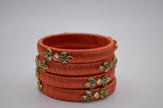 Majestic Aura Luxe Thread Bangle Set (Set of 4)