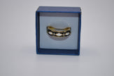 Midnight Royale Enamel Adjustable Ring