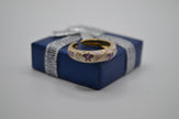 Pearl Lavender Blossom Enamel Adjustable Ring