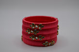 Majestic Aura Luxe Thread Bangle Set (Set of 4)