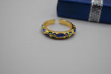 Ocean Gem Mosaic Enamel Ring