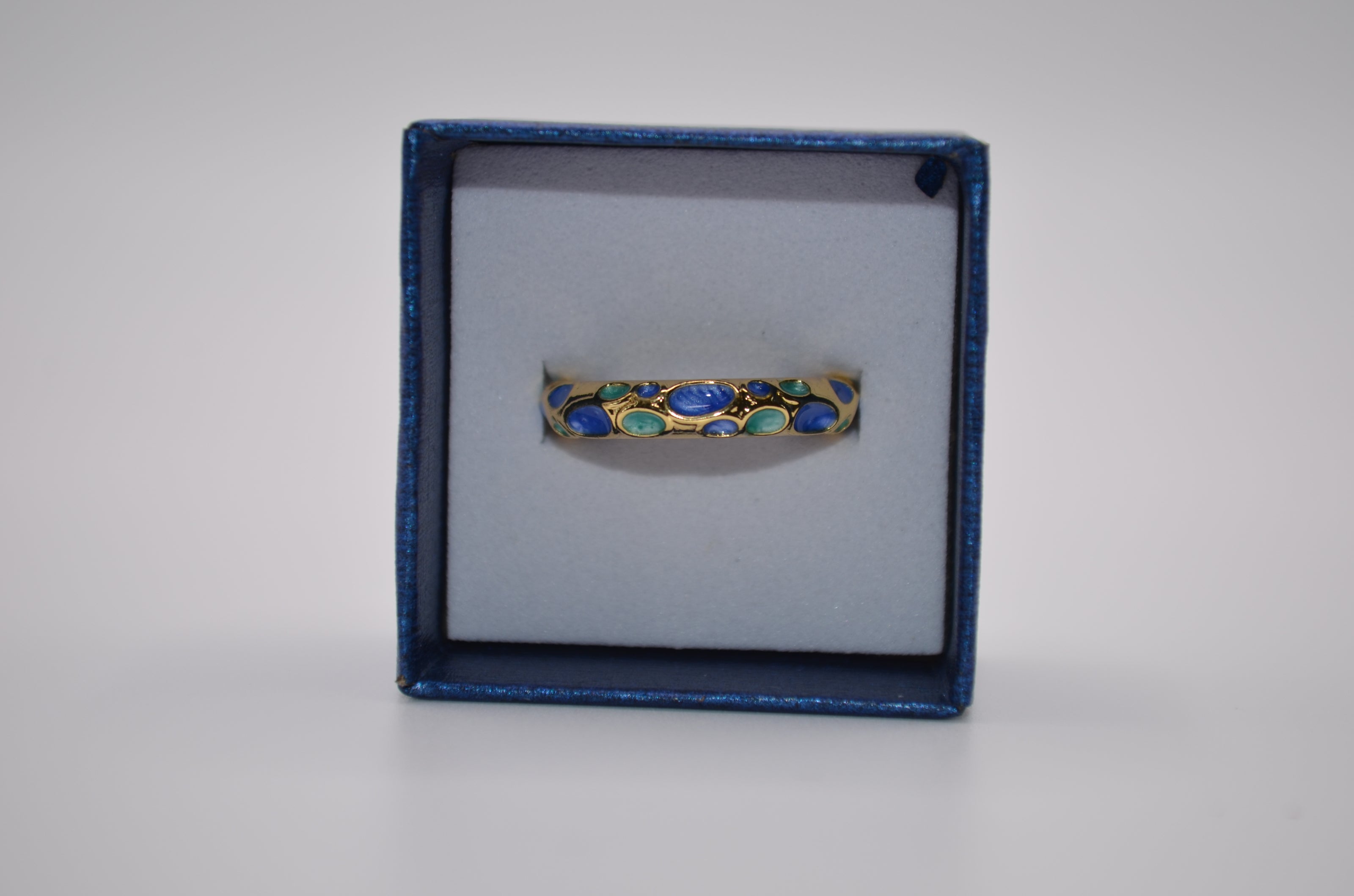 Ocean Gem Mosaic Enamel Ring