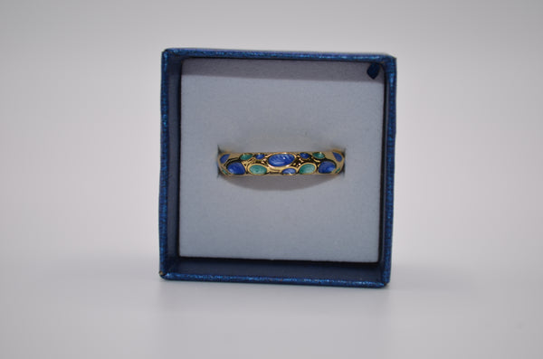 Ocean Gem Mosaic Enamel Ring