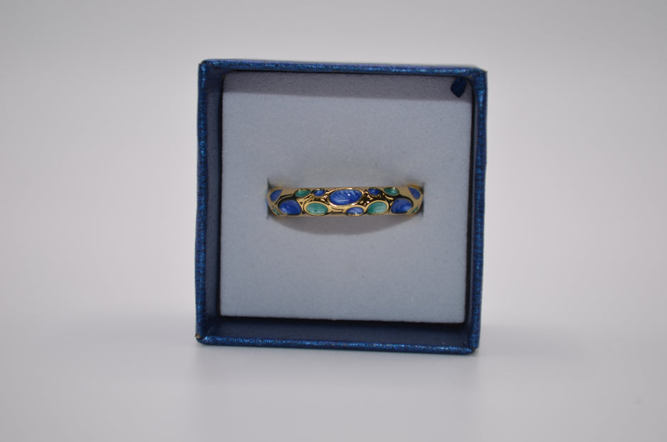 Ocean Gem Mosaic Enamel Ring
