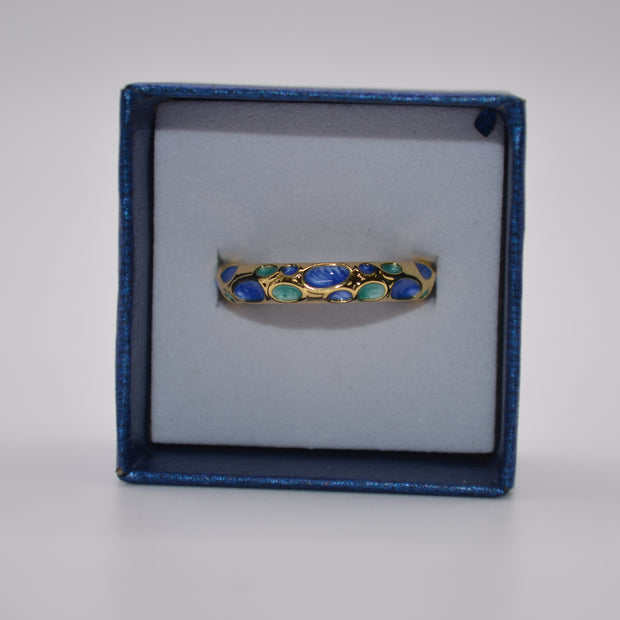 Ocean Gem Mosaic Enamel Ring