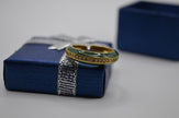 Emerald Luxe Enamel Band Ring