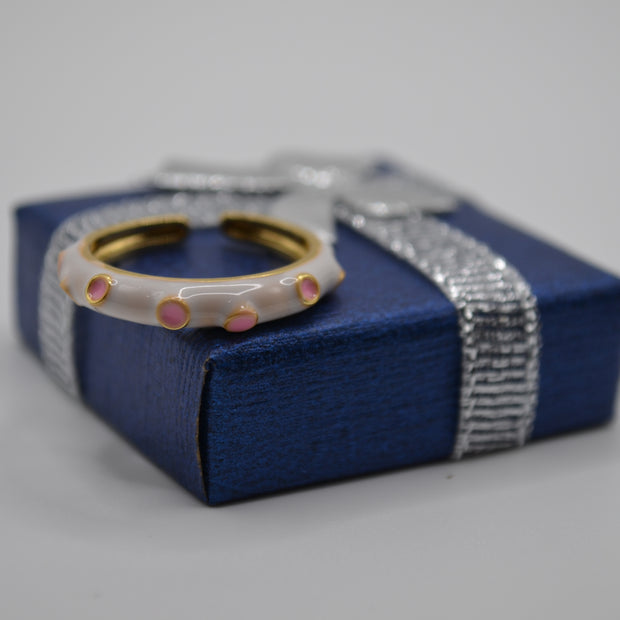 Lavender Luxe Galaxy Enamel Ring