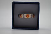 Blossom Charm Enamel Flower Ring