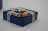 Blossom Charm Enamel Flower Ring