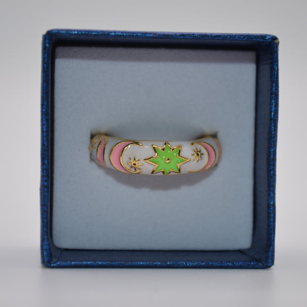 Celestial Dream Enamel Ring