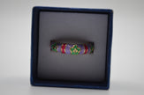 Blossom Stripe Enamel Ring