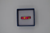 Blossom Pink Enamel Floral Ring