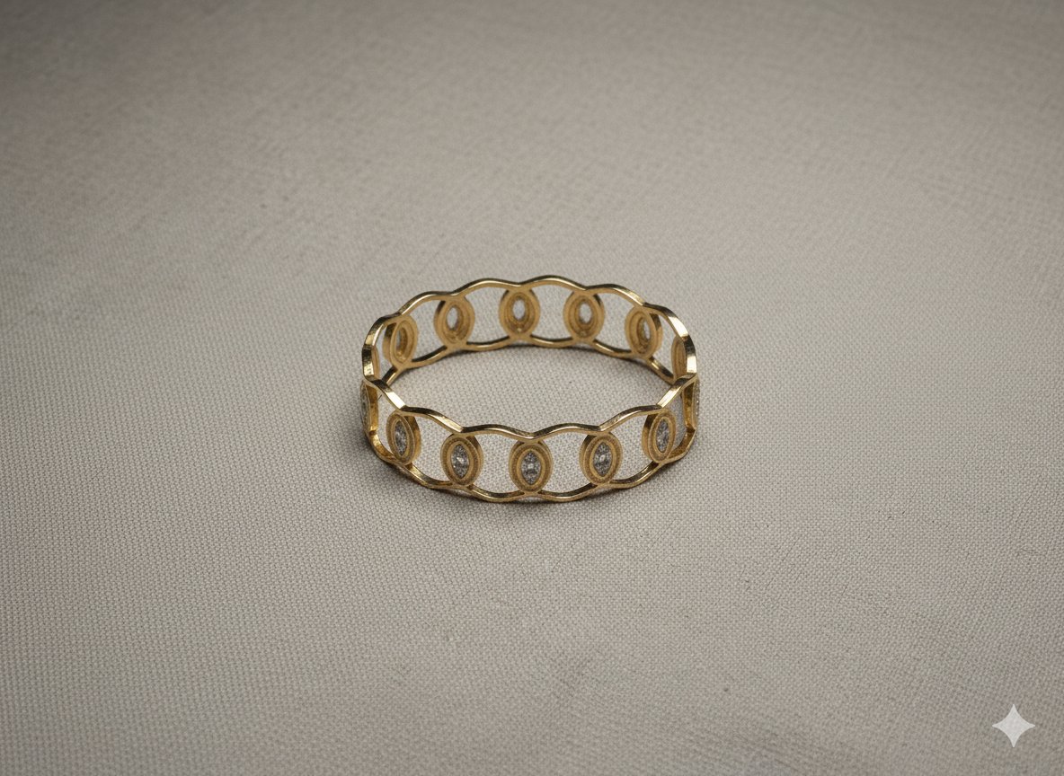 Royal Radiance Gold Bangle
