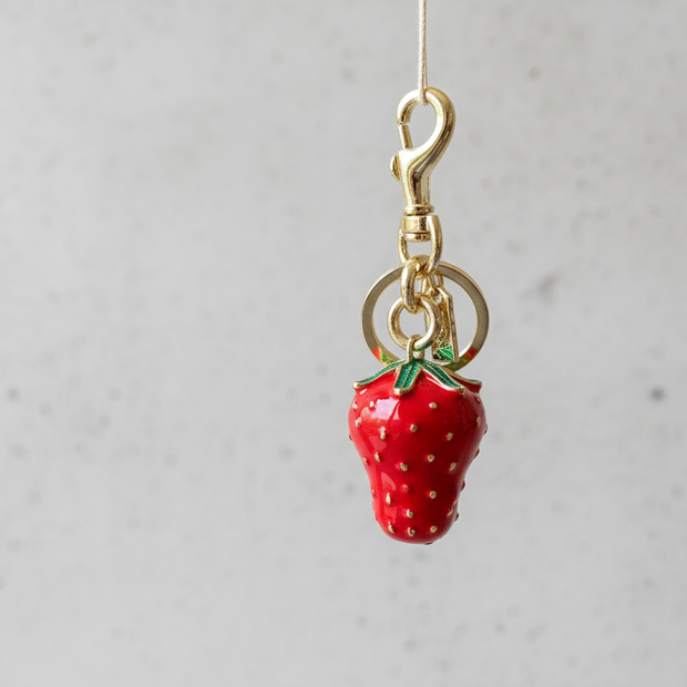 Sweet Berry Charm Keychain