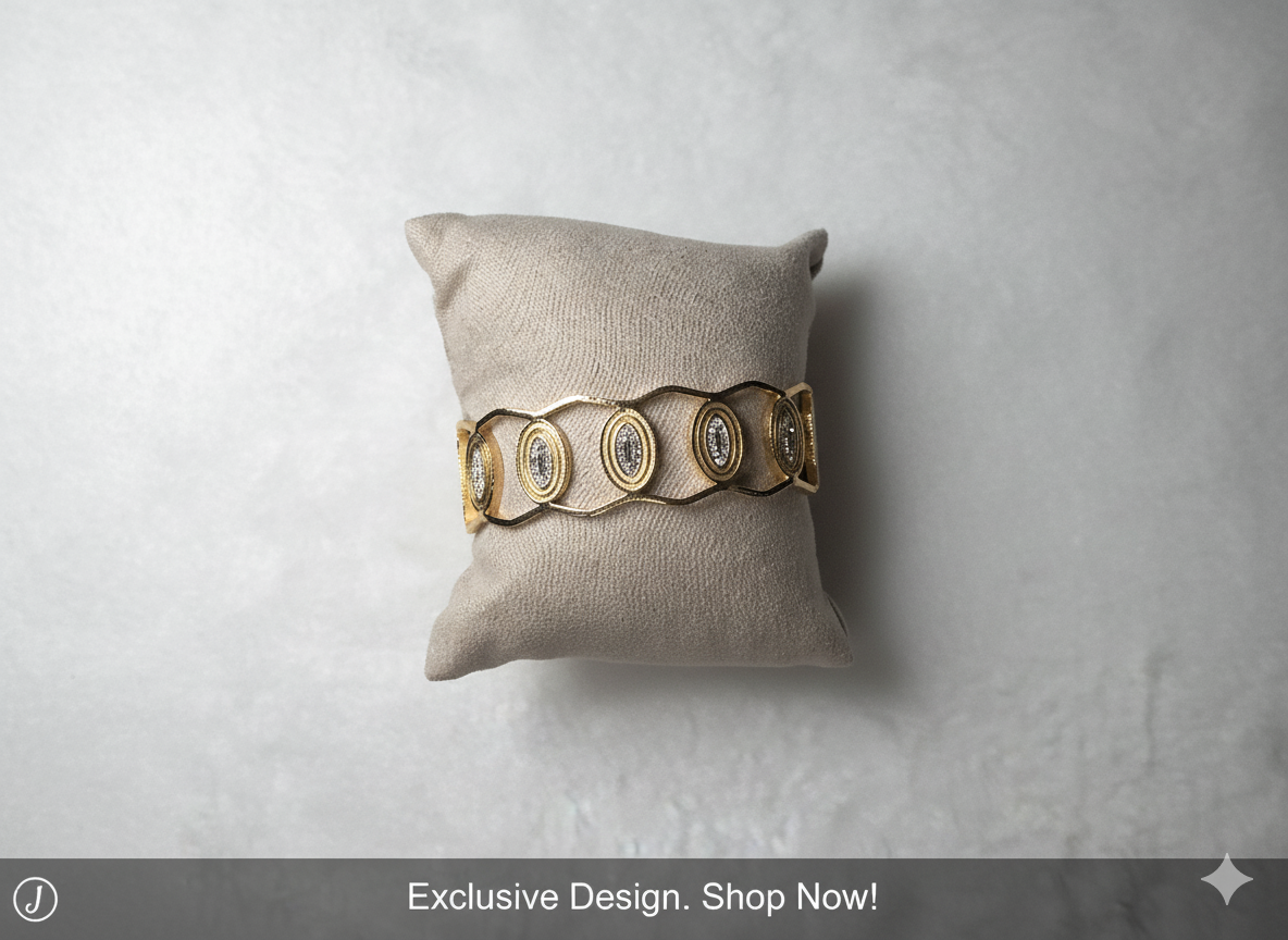 Regal Oval Charm Bracelet