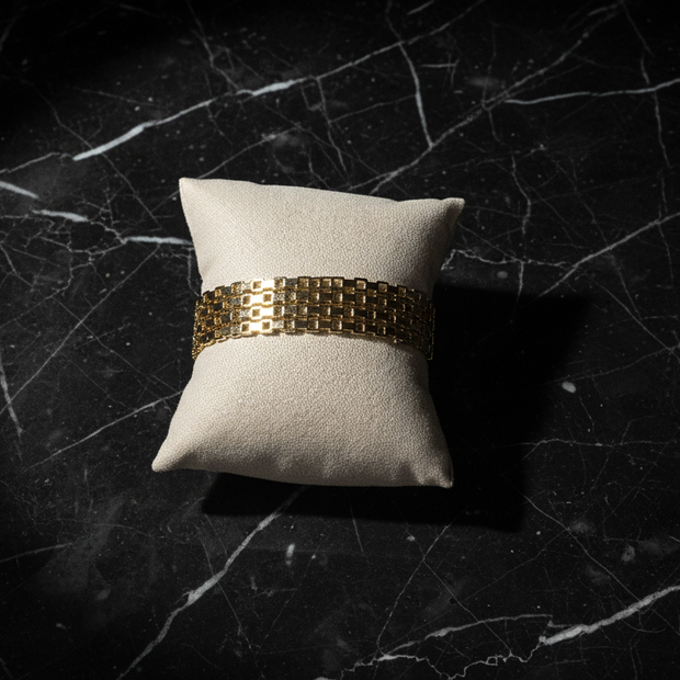 Golden Aura Statement Bracelet