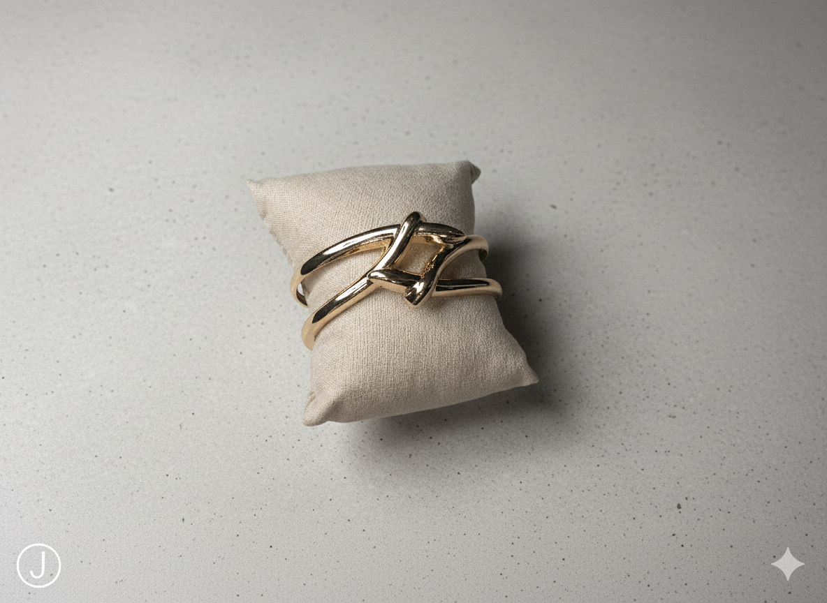 Luxe Twist Open Cuff Bracelet
