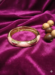 Blush Luxe Enamel Bangle Bracelet
